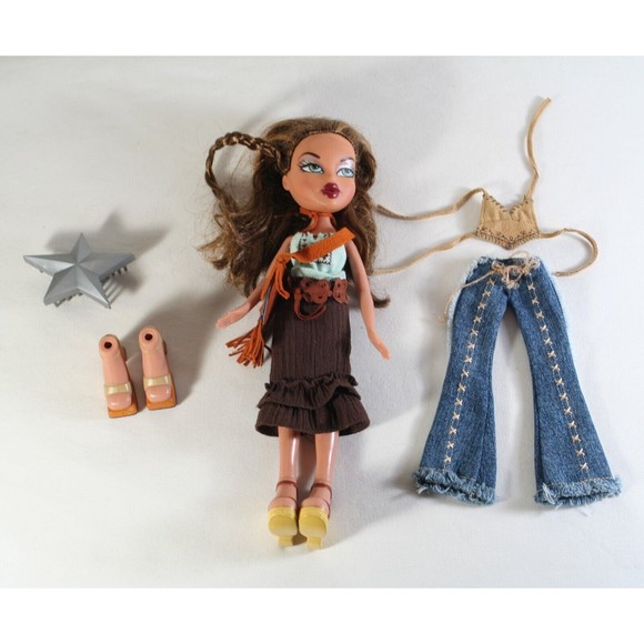 mga Other - Bratz Yasmin Doll Strut It 2003 Y2K Vintage Original Outfits Shoes Purse
